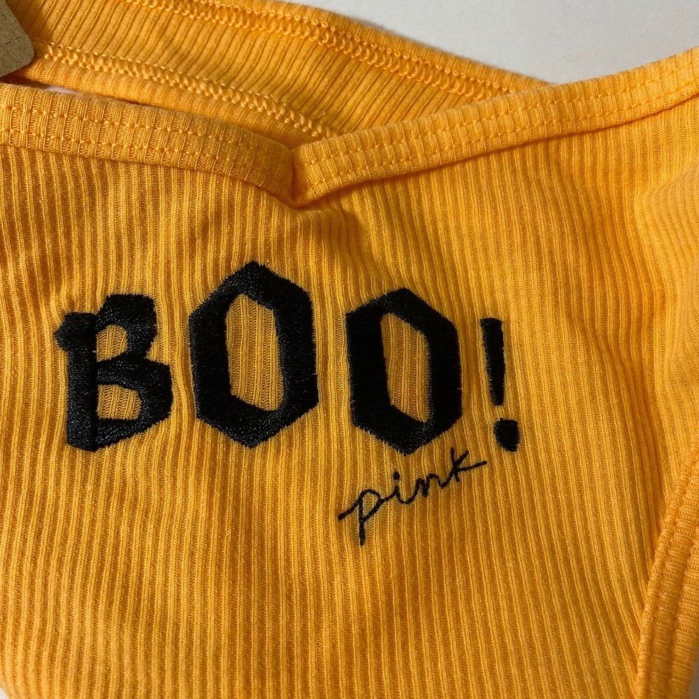 VS Pink XL Boo Halloween Cotton Thong Underwear Panty - Picture 3 of 5